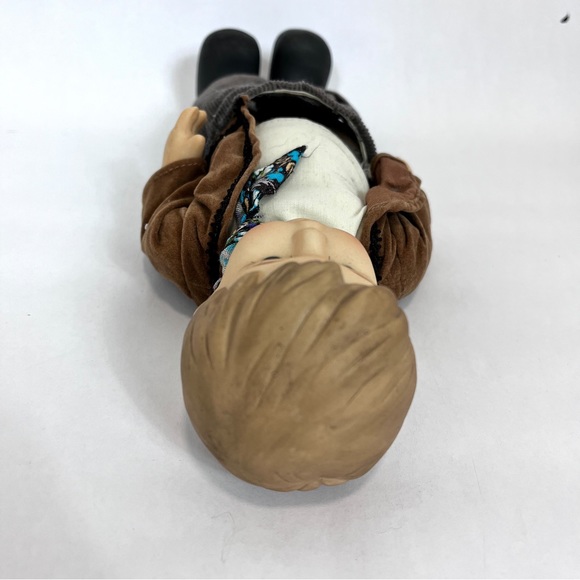 Pair Hansel & Gretel Porcelain String Jointed Dolls Hummel Goebel By Oumlet - Picture 3 of 10